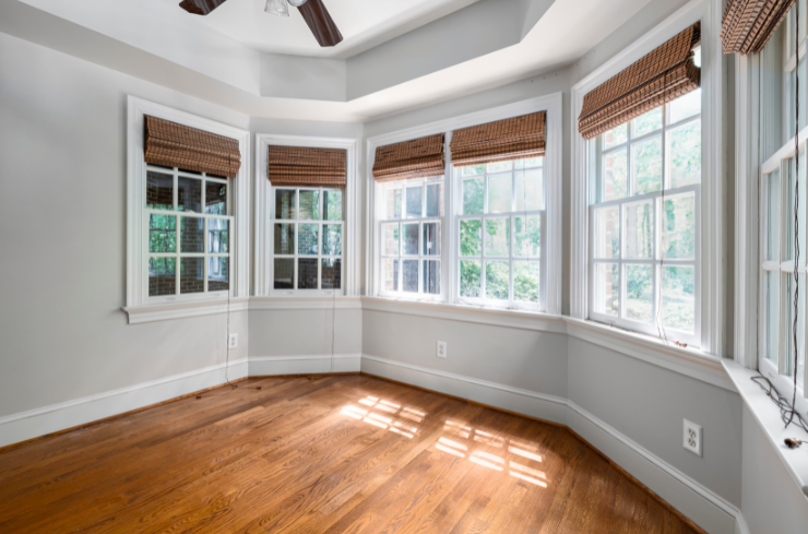 Completed window replacement project in Northeast Ohio by J&K Exteriors