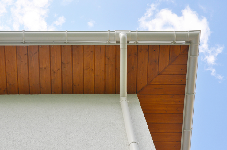 Soffit and fascia installation alongside siding services by J&K Exteriors